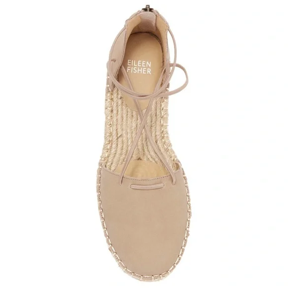 New Eileen Fisher Lace Espadrilles - Picture 3 of 7